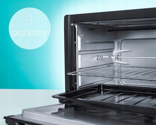 Piekarnik First Austria 45L LED Dotykowy 2000W z Rożnem i Grillem na Arena.pl