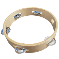 Tamburyno Kera Audio T8-5 Drewniane 8 cali 5 rzędów blaszek Instrument
