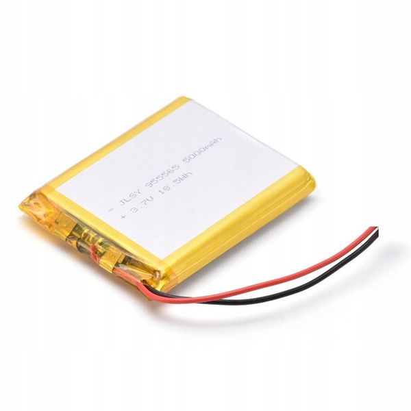 Bateria Akumulator Li-Poly 5000mAh 3.7V JST 955565 zdjęcie 1