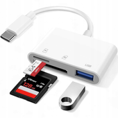 Czytnik Kart SD 3 w 1 USB C OTG MacBook iPhone Micro SD 8GB