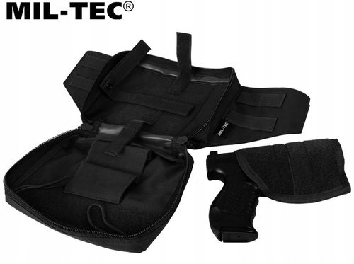 Torba biodrowa Saszetka Nerka Mil-Tec na broń krótką pistolet czarna na Arena.pl