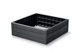 rabata ogrodowa base woody ibws 756x756x250mm - antracyt - pp-ibws