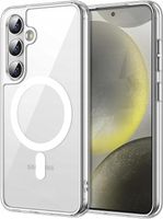 Etui Do SAMSUNG GALAXY S24 +Szkło 9H WZMACNIANE 360° do MAGSAFE CLEAR CASE