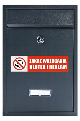 METALOWA ORYGINALNA SKRZYNKA POCZTOWA na listy POCZTA elegancka NADRUK UV na Arena.pl