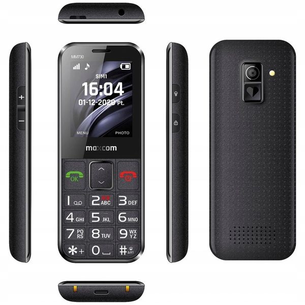 Telefon Maxcom Comfort Mm730 32 Mb Czarny zdjęcie 8