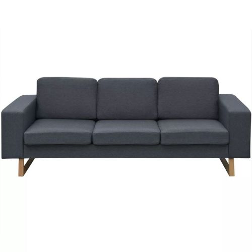 VidaXL Sofa 3-os. ciemnoszara na Arena.pl