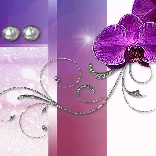 Deco Panel, Storczyki abstrakcja 120x80 na Arena.pl