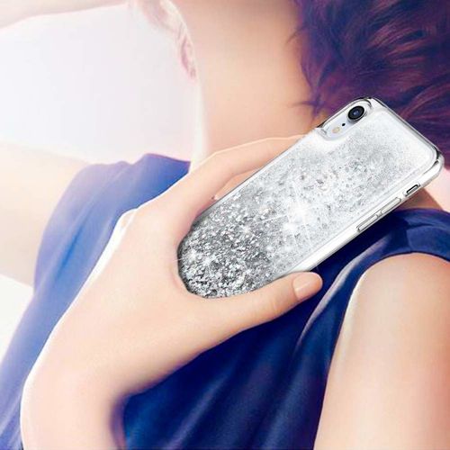 Etui Liquid Iphone X Srebrne na Arena.pl