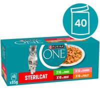 Purina ONE Sterilcat karma dla dorosłych kotów 40 x 85 g