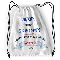 Plecak Dla Akustyka Sportowy Szkolny Worek Torba Z Nadrukiem Ze Zdjęciem