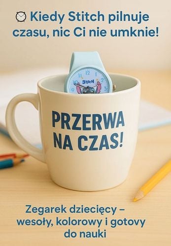 zegarek wskazówkowy dla dziewczynki dziecka LABUBU dziewczęcy SUPER modny na Arena.pl