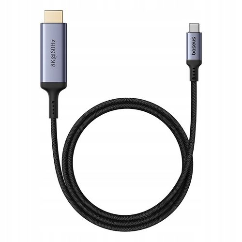 BASEUS KABEL USB C/HDMI 8K 60Hz UHD THUNDERBOLT ADAPTER MOCNY PRZEWÓD 1,5m na Arena.pl