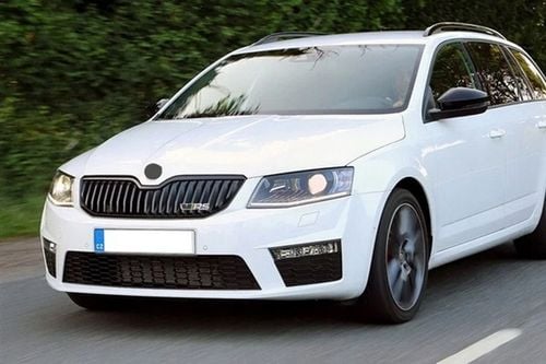 Skoda VRS naklejka na klapę bagażnika błotnik grill EMBLEMAT VRS na Arena.pl