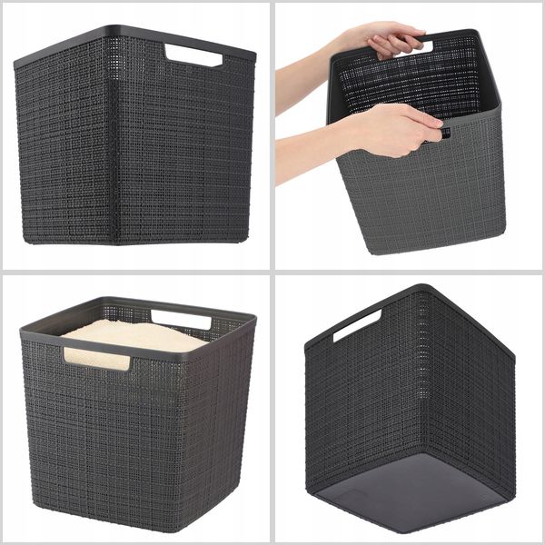 Curver Koszyk Pojemnik Organizer Z Uchwytami 17L zdjęcie 3