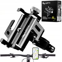 UCHWYT ROWEROWY MOTOCYKLOWY NA TELEFON KIEROWNICĘ ALUMINIUM MOCNY STABILNY