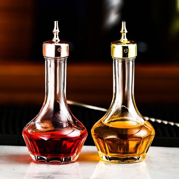 Butelka Do Likieru - Szklana - 50 ml - KOKTAJL BAR Srebrny zdjęcie 4