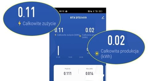 Licznik Miernik Energii Prądu 3 Fazy do 80A TUYA WiFi DIN 2-kierunkowy na Arena.pl