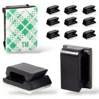 50x ORGANIZER UCHWYT KLIPS ZACISK DO KABLI