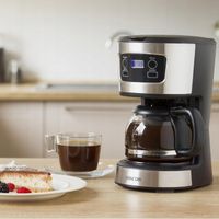 Ekspres przelewowy z dzbankiem 700W 0,75L czarny Sencor SCE 3700BK