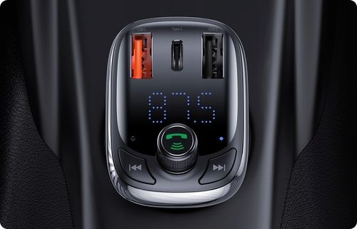 BASEUS TRANSMITER FM BLUETOOTH SZYBKA ŁADOWARKA 3x USB USB-C 36W PD QC na Arena.pl