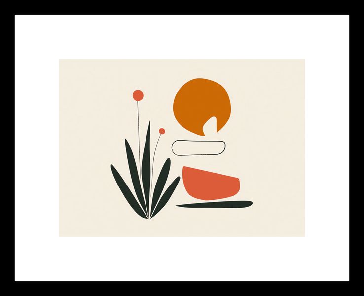 Plakat 18x13cm Abstrakcyjny Zen zdjęcie 3