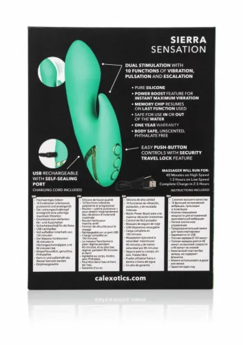 calexotics sierra sensation silikonowy model z funkcją power boost na Arena.pl