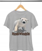 KOSZULKA DZIECIĘCA T-SHIRT - DZIEŃ NIEDŹWIEDZIA POLARNEGO - XS 110-116