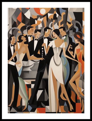 Plakat 40x55cm Bal w Art Deco na Arena.pl