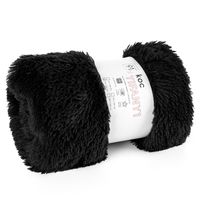 Koc włochaty TIFFANY 170X210 czarny