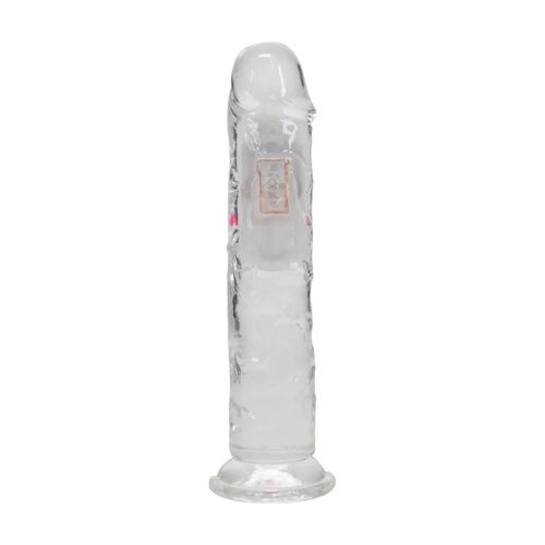 Led Vibrating Straight Cock - 18 Cm - Transparent na Arena.pl