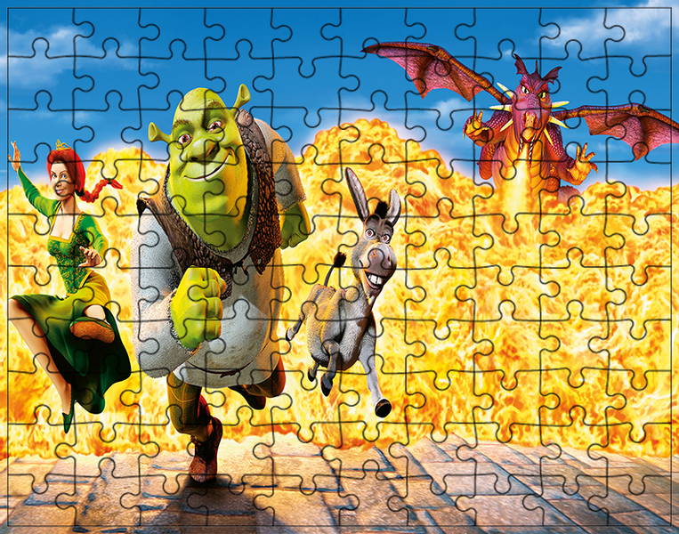 Puzzle Shrek zdjęcie 1