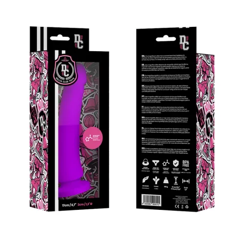 deltaclub model liliowy - anatomiczny silikonowy przyrząd intymny 17 cm na Arena.pl