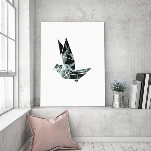 Obraz na płótnie – Canvas, geometryczny ptak 60x90 na Arena.pl