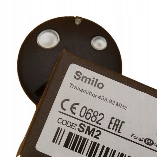 NICE pilot do bramy SM2 2kanałowy SMILO Z BATERIĄ na Arena.pl