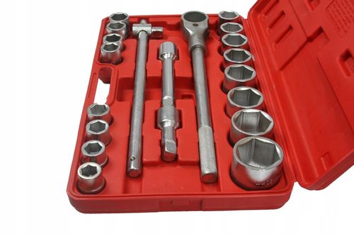 KLUCZE NASADOWE 21PCS 3/4" 19-50mm 6-kąt na Arena.pl