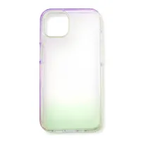 aurora case etui do iphone 13 żelowy opalizujący pokrowiec fioletowy