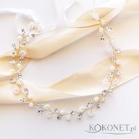 Wianek bizuteryjny złoty KOKONET 4-0078