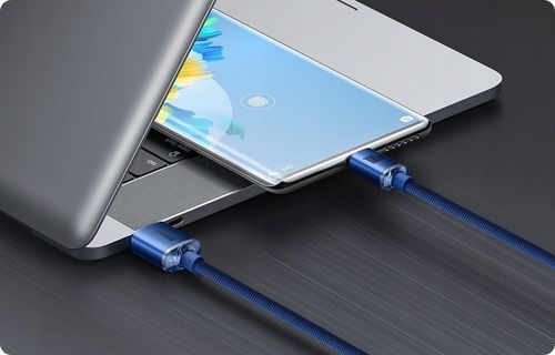 WZMACNIANY KABEL PRZEWÓD BASEUS USB USB-C 100W 6A 2M SZYBKIE ŁADOWANIE na Arena.pl