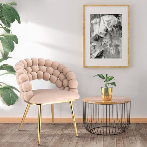 krzesło beżowe bella na Arena.pl