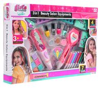 Mega Zestaw Do Stylizacji 3W1 Dla Dziewczynki – Kolorowe Włosy + Manicure