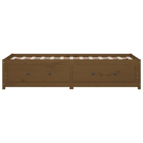 Łóżko dzienne, miodowy brąz, 90x190 cm, pojedyncze, lita sosna na Arena.pl