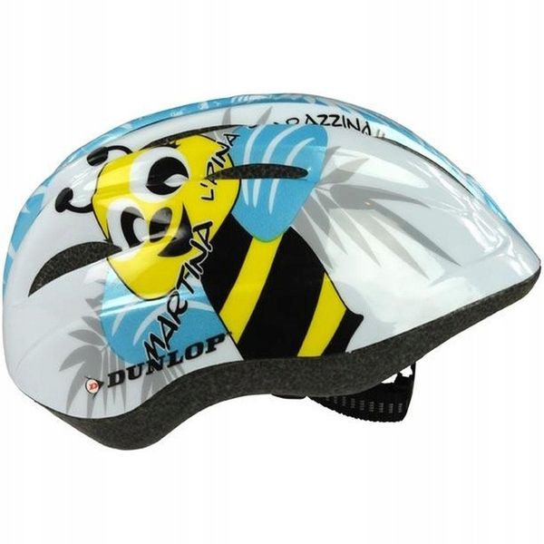 KASK ROWEROWY DZIECIĘCY REGULOWANY DUNLOP R. (48-52CM ) - BEE zdjęcie 1