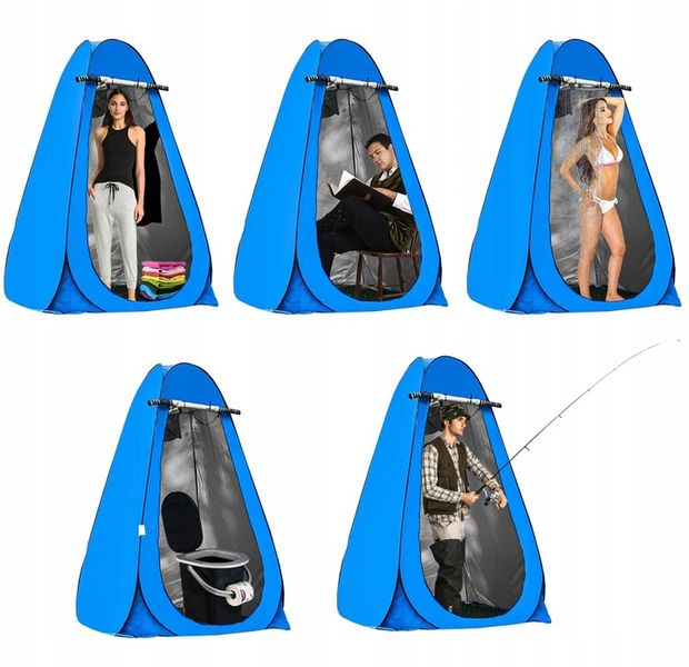 TOALETA TURYSTYCZNA PRYSZNIC WC NAMIOT ZESTAW XXL PRZENOŚNA KEMPING BIWAK zdjęcie 10