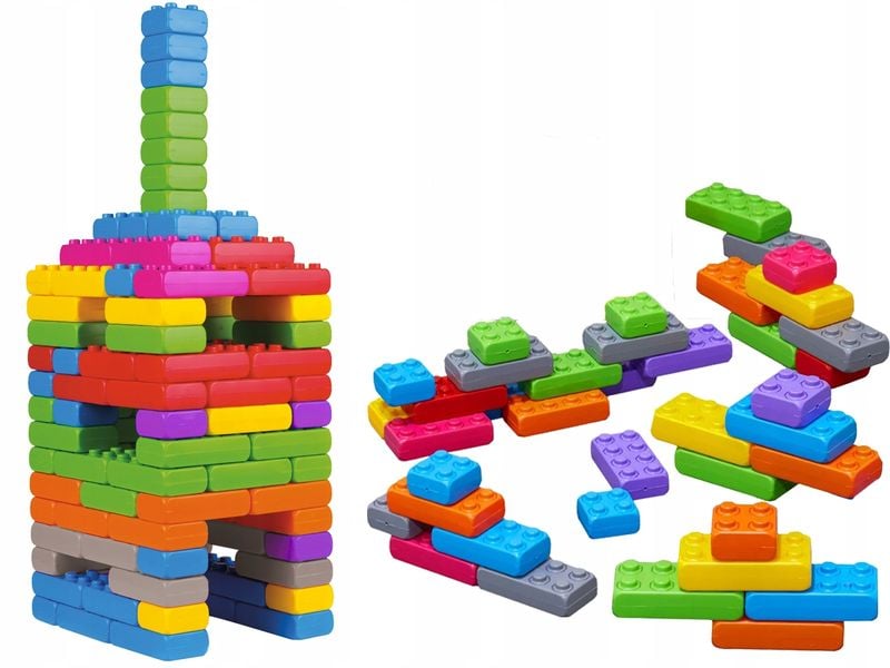 MARIOINEX Klocki budowlane Cegły Junior 110 el zdjęcie 6