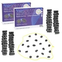 kamienie magnetyczne 40 sztuk szachy gra strategiczna magnetyczna planszowa