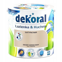 FARBA DEKORAL ŁAZIENKA I KUCHNIA DESER WANILIOWY 2,5L