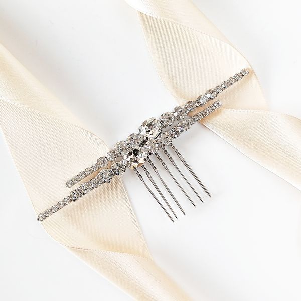 WYTWORNY grzebyk prosty minimalistyczny wyjątkowa OZDOBA do włosów zdjęcie 1