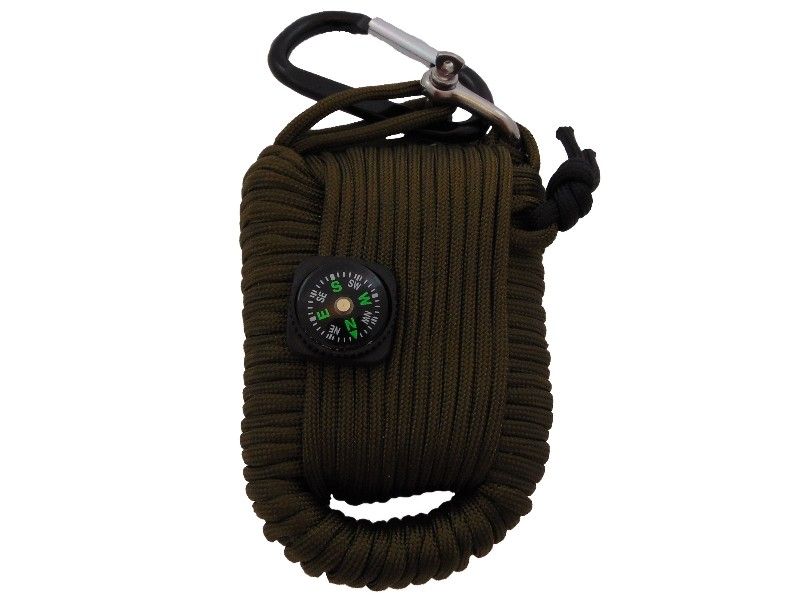 PARACORD SURVIVAL KIT LARGE OLIV zdjęcie 1