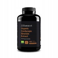 Organic Cordyceps Bio Kordyceps Ekstrakt 650mg Pamięć Mózg Stres 180 Kaps