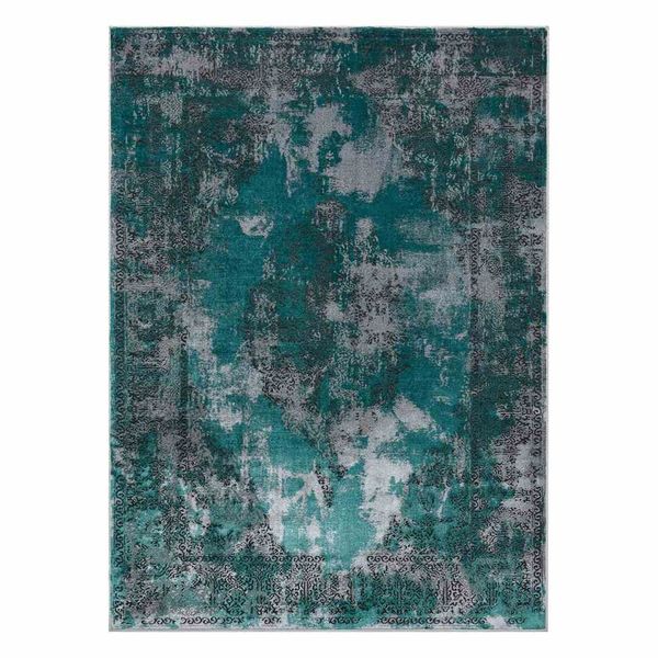RUG/LU/WELLI/ABSTRACT5/GREEN+GREY/120x170 zdjęcie 1
